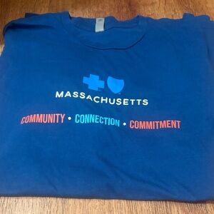 Next Level Apparel Blue T-Shirt